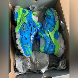 Brand New Balenciaga Track Runners (Blue/Green) ‼️‼️
